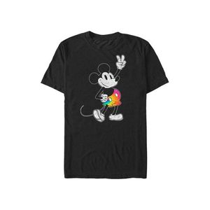 Černé pánské tričko Disney Classics Tie Dye Mickey Stroked obraz