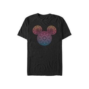 Černé pánské tričko Disney Mickey Mandala Fill obraz