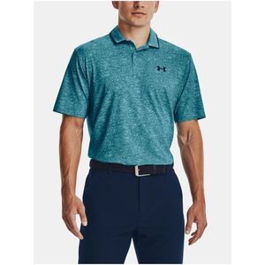 Petrolejové pánské sportovní polo tričko Under Armour UA Iso-Chill Polo obraz