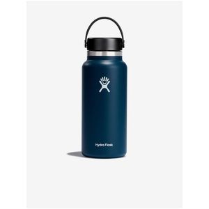 Tmavě modrá nerezová termolahev Hydro Flask Wide Mouth Flex Cap (946 ml) obraz