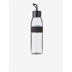 Transparentno-černá lahev Mepal Ellipse Nordic Black (500 ml) obraz