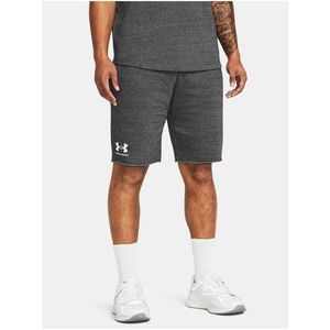 Tmavě šedé sportovní kraťasy Under Armour UA RIVAL TERRY SHORT obraz