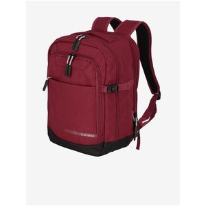 Vínový dámský batoh Travelite Kick Off Cabin Backpack Red obraz