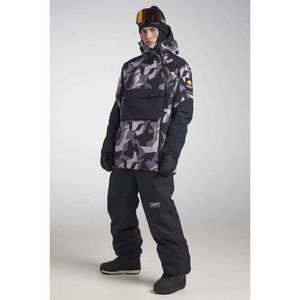 Pánská Snowboardová Bunda Colourwear Foil M Šedý Maskáč obraz