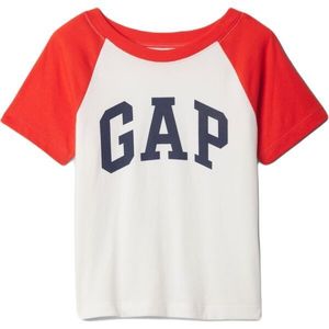 GAP LOGO RAGLAN Dětské tričko, bílá, velikost obraz