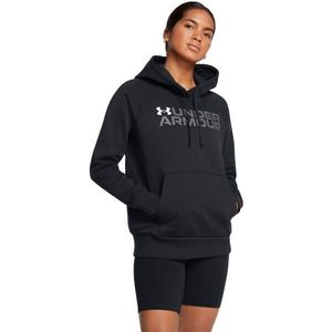 Under Armour RIVAL FLEECE WORDMARK Dámská mikina, černá, velikost obraz