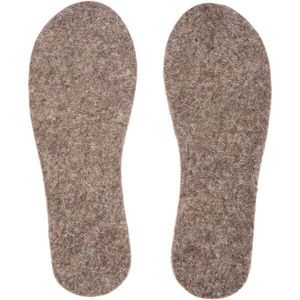 TOVA WOOL SOLES PRECUT ECO Plstěné vlněné zateplovací vložky do bot, hnědá, velikost obraz