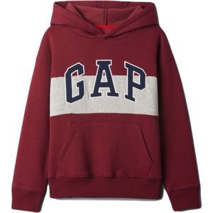 GAP V-FALL FASH LOGO Chlapecká mikina, vínová, velikost obraz