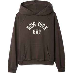 GAP FLEECE STANDARD Dámská mikina, hnědá, velikost obraz