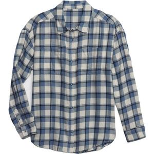 GAP LS FLANNEL Dívčí košile, modrá, velikost obraz