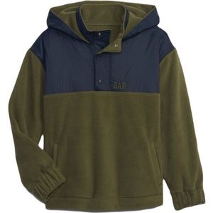 GAP POLAR FLEECE Chlapecká mikina, khaki, velikost obraz