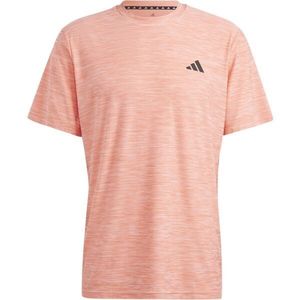 adidas TRAIN ESSENTIALS TEE Pánské tréninkové tričko, oranžová, velikost obraz