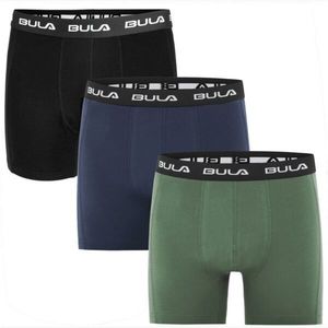 Bula FRAME BOXER 3PK Pánské bavlněné boxerky, černá, velikost obraz