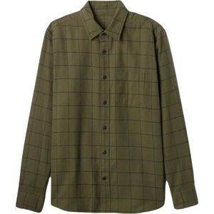 GAP V-LS STANDARD FLANNEL Pánská košile, khaki, velikost obraz