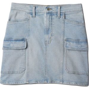 GAP V-DENIM CARGO Dámská sukně, světle modrá, velikost obraz