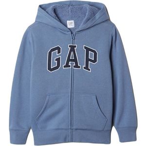 GAP V-OC COZY LOGO Chlapecká mikina, modrá, velikost obraz