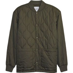 GAP V-QUILTED Pánská bunda, khaki, velikost obraz