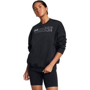 Under Armour RIVAL FLEECE WORDMARK Dámská mikina, černá, velikost obraz