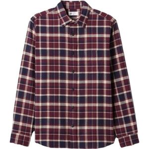 GAP V-LS STANDARD FLANNEL Pánská košile, červená, velikost obraz