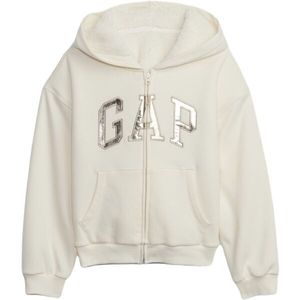 GAP COZY LOGO Dívčí mikina, bílá, velikost obraz