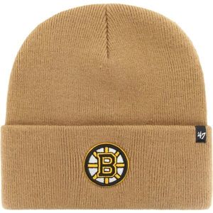 47 NHL BOSTON BRUINS HAYMAKER CUFF KNIT Klubová zimní čepice, béžová, velikost obraz