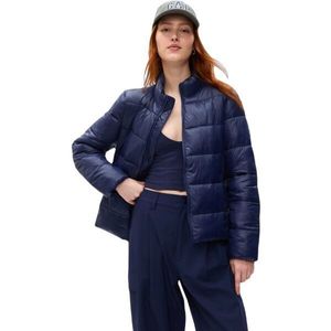 GAP LIGHTWEIGHT LOGO Dámská zimní bunda, tmavě modrá, velikost obraz