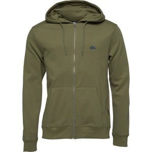 Quiksilver BASIC HOOD ZIP YOUNG MEN Pánská mikina, khaki, velikost obraz