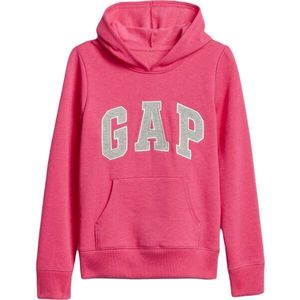 GAP V-FALL LOGO Dívčí mikina, růžová, velikost obraz