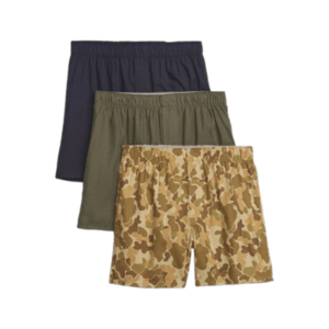 GAP V-3PK BOXERS Pánské boxerky, khaki, velikost obraz