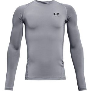 Under Armour HG ARMOUR LS Chlapecké triko s dlouhým rukávem, šedá, velikost obraz