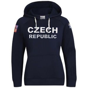 Střída CZECH HOODY Dámská mikina, tmavě modrá, velikost obraz