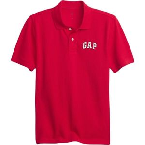 GAP LOGO PIQUE POLO Dětské tričko, červená, velikost obraz