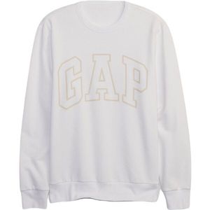 GAP FLEECE Pánská mikina, bílá, velikost obraz