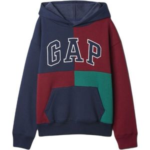 GAP V-FALL FASH LOGO Chlapecká mikina, tmavě modrá, velikost obraz