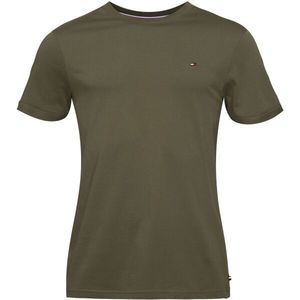 Tommy Hilfiger ESSENTIALS SS TEE Pánské triko, khaki, velikost obraz