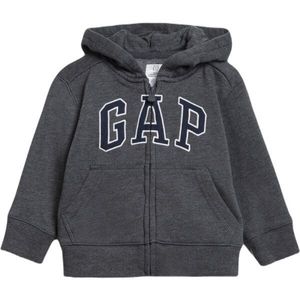 GAP LOGO Dětská mikina, tmavě šedá, velikost obraz