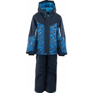 ALPINE PRO PERGO Dětský lyžařský set, tmavě modrá, velikost obraz