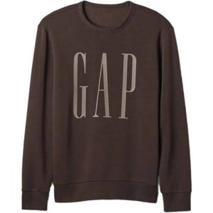 GAP FLEECE Pánská mikina, hnědá, velikost obraz