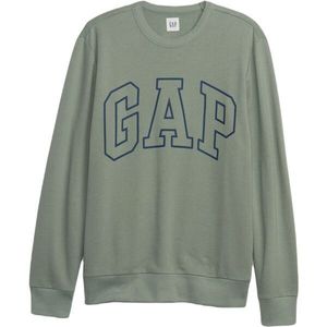 GAP FLEECE Pánská mikina, zelená, velikost obraz