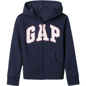 GAP FULLZIP LOGO Dívčí mikina, tmavě modrá, velikost obraz