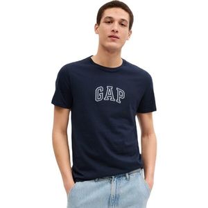 GAP LOGO Pánské tričko, tmavě modrá, velikost obraz