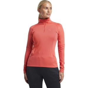 TENSON TXLITE HALF ZIP W Dámská mikina, lososová, velikost obraz