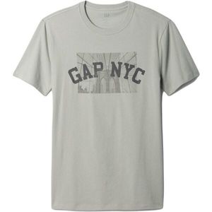 GAP NYC Pánské tričko, šedá, velikost obraz