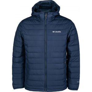 Columbia POWDER LITE HOODED JACKET Pánská bunda, tmavě modrá, velikost obraz