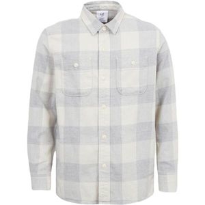 GAP LS FLANNEL Chlapecká košile, šedá, velikost obraz