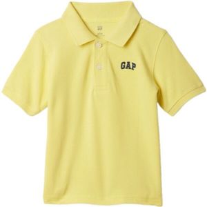 GAP LOGO PIQUE POLO Dětské tričko, žlutá, velikost obraz