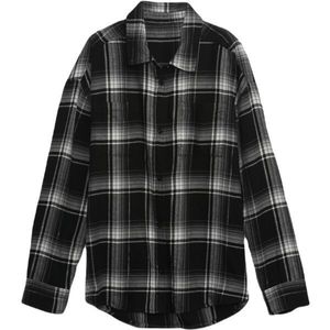 GAP LS FLANNEL Dívčí košile, černá, velikost obraz