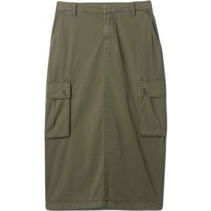 GAP UTILITY MIDI Dámská sukně, khaki, velikost obraz