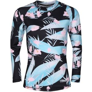 FUNDANGO JOYCE LONG SLEEVE RASHGUARD Dámské tričko do vody, modrá, velikost obraz