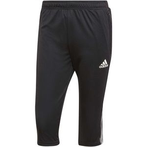 adidas TIRO 21 PANTS Pánské fotbalové tepláky ve zkrácené délce, černá, velikost obraz